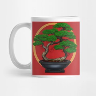 Bonsai Japanese Tree Vintage Mug